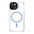 MagColor Case - funda transparente compatible con recarga MagSafe para iPhone 15
