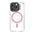 Funda transparente compatible con recarga MagSafe para iPhone 15 Pro Max