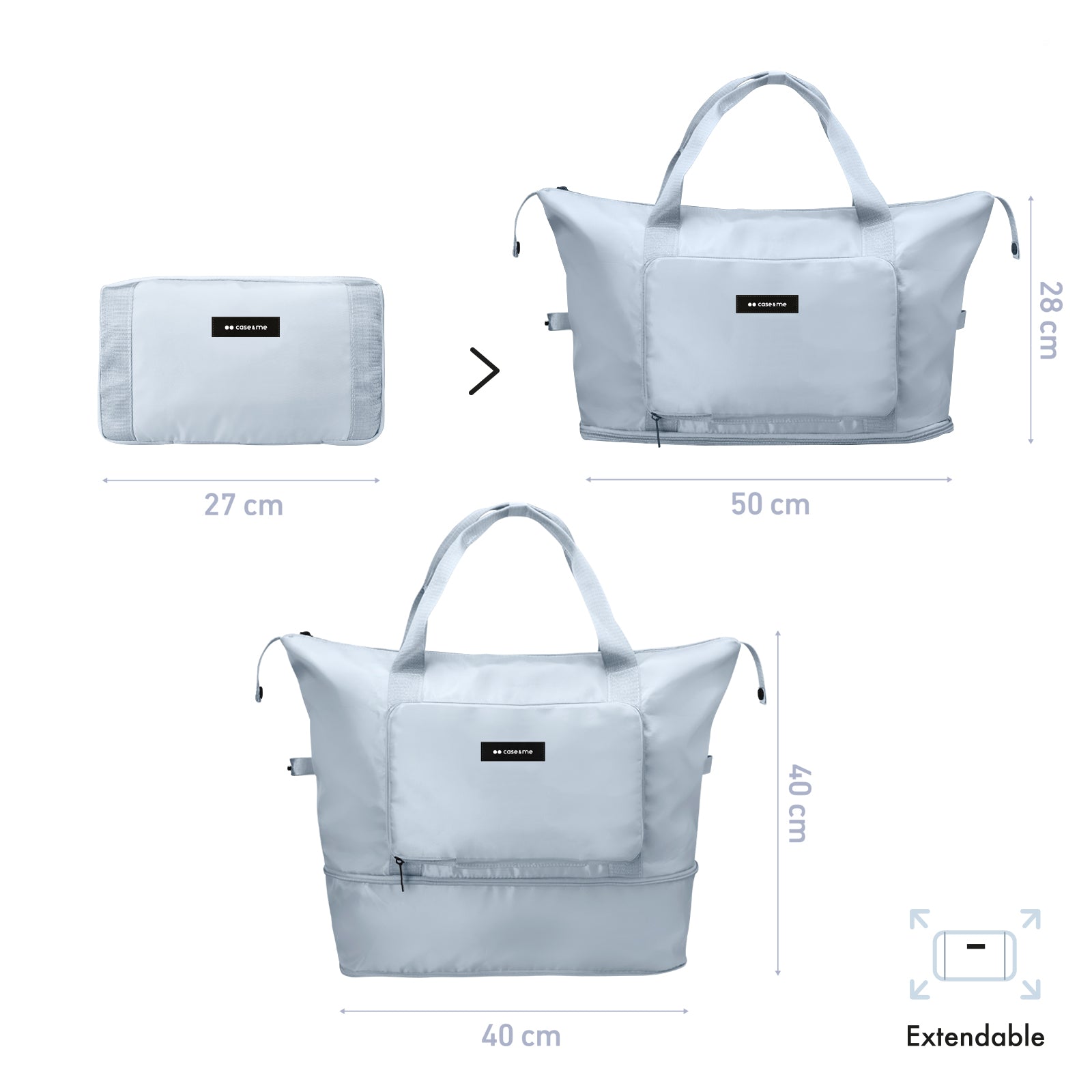 Foldable and expandable waterproof bag