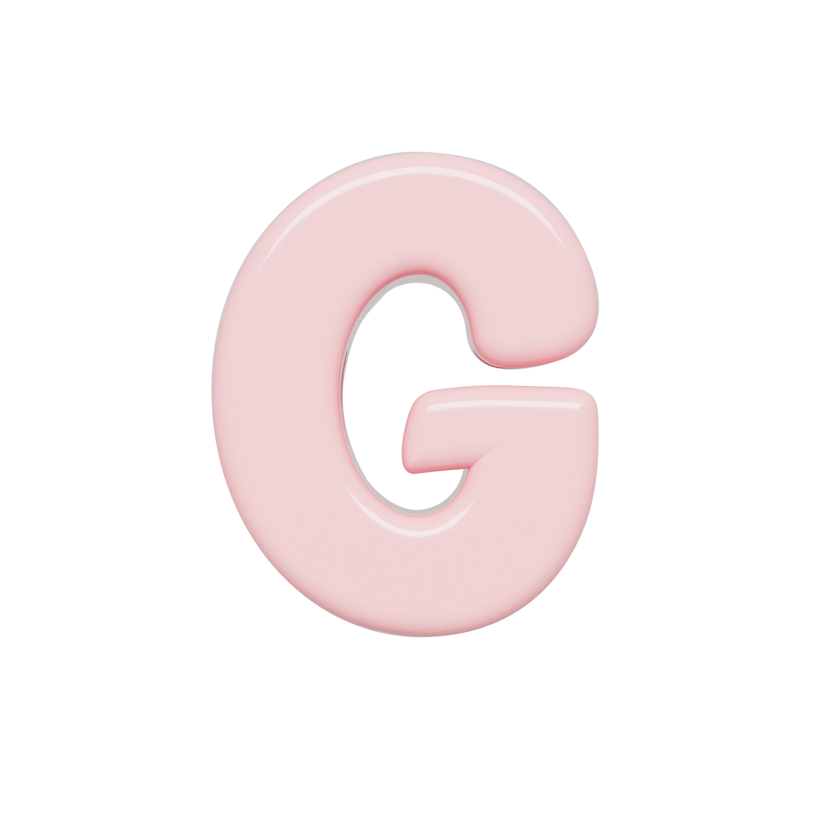 PopSockets PopGrip Con Iniziale G Corsivo Rosa E Cuore Su Nero, Intercambiabile