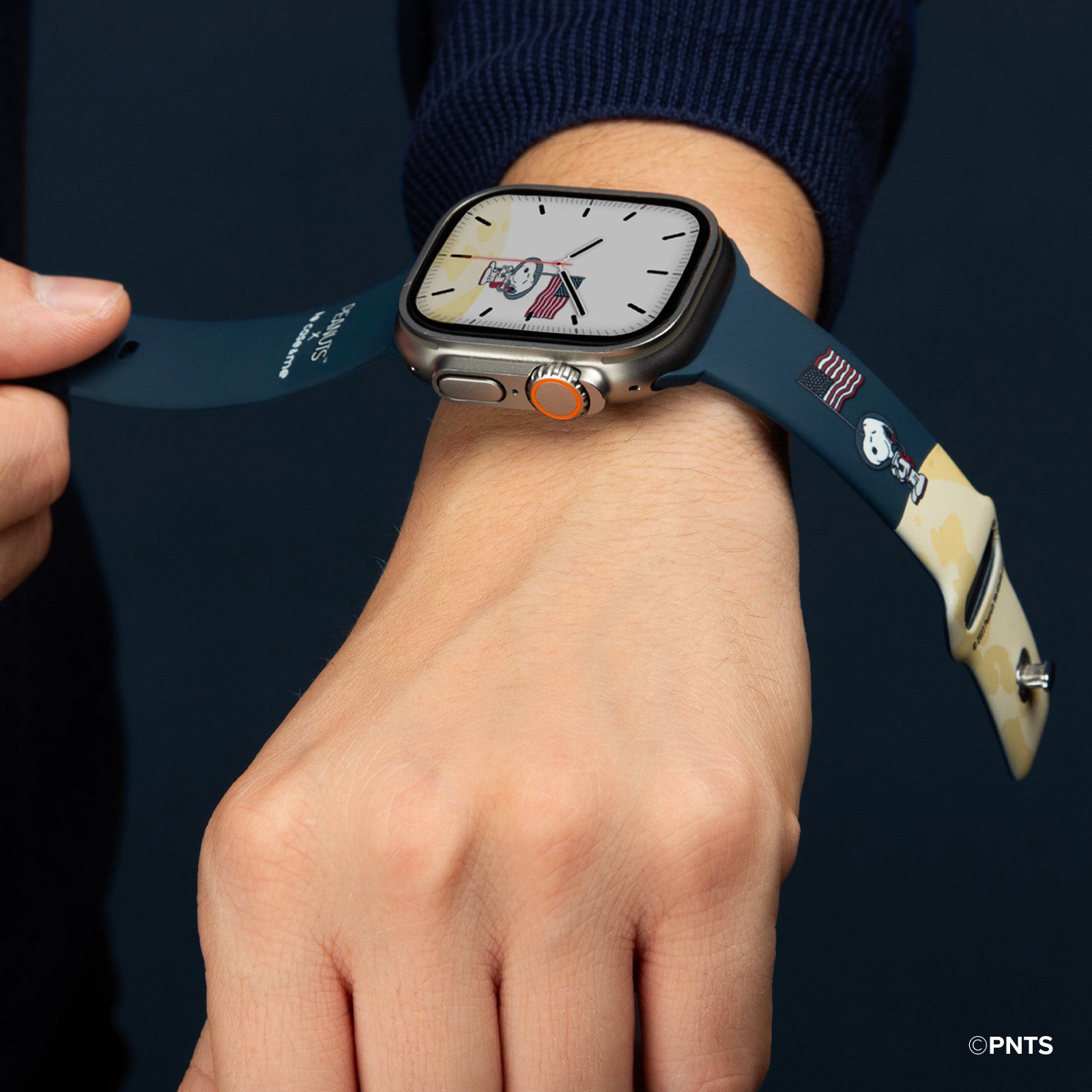 Armband für Apple Watch 42, 44, 45,49mm mit Peanuts™-Design