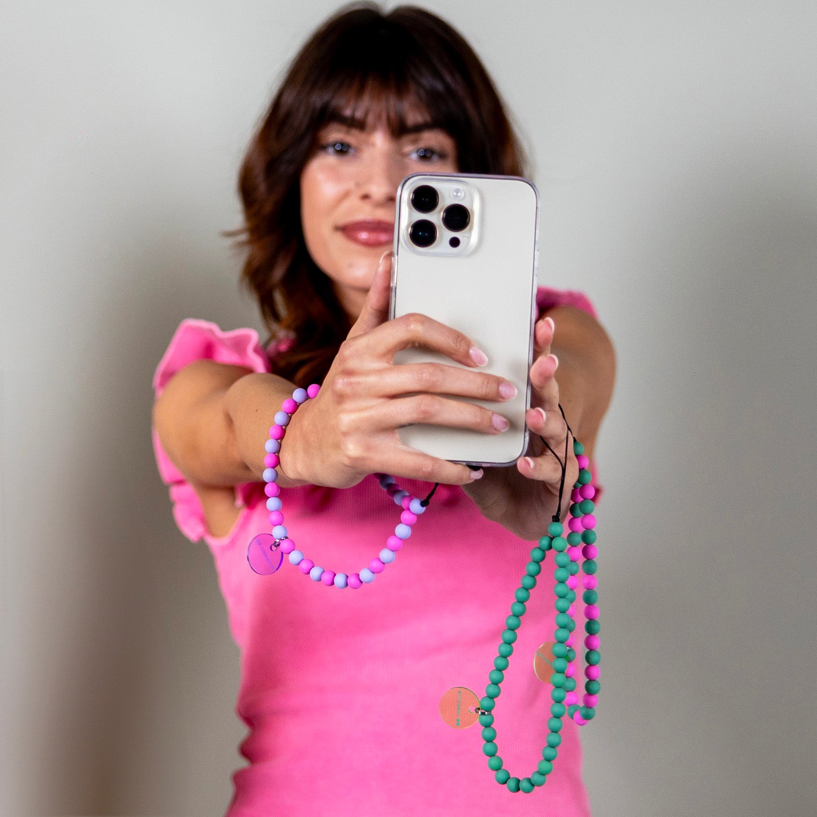 Jelly Beads - Smartphone wrist lanyard