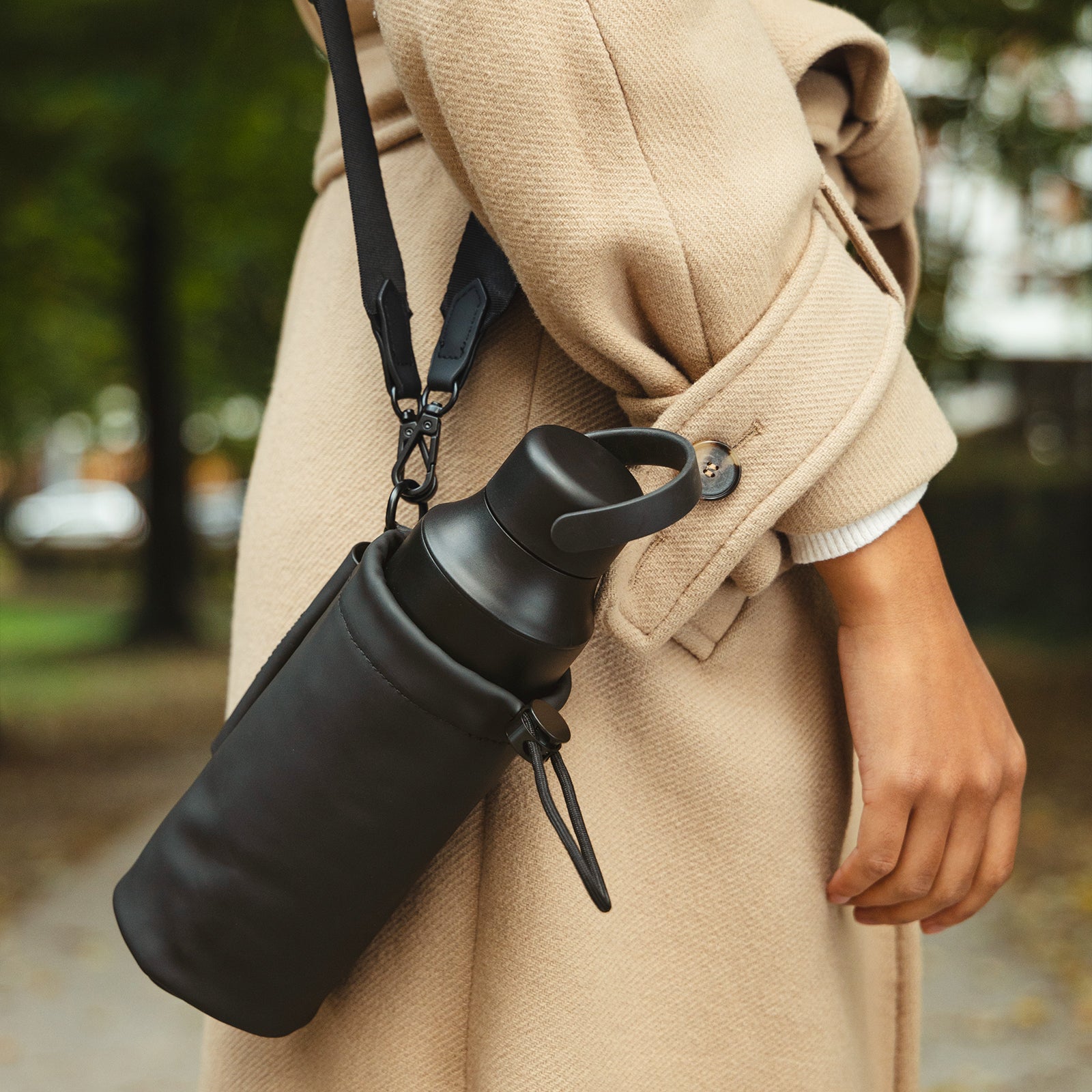 best crossbody bag for travel with water bottle holder Crossbody water-resistant water bottle holder