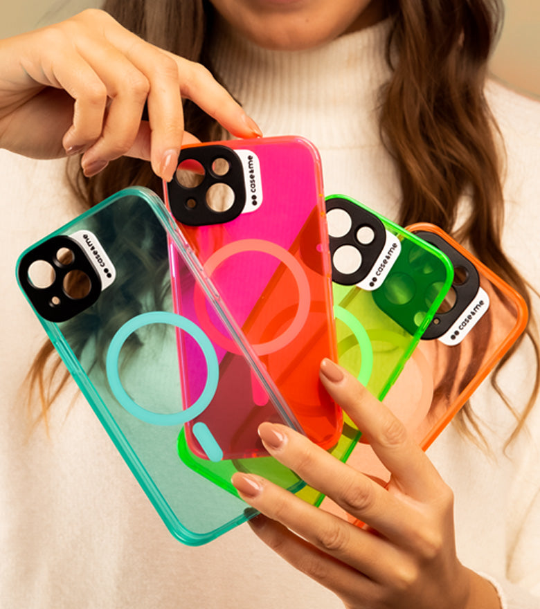 Neon Case - transparent fluorescent iPhone case | case&me Neon Case - transparent fluorescent iPhone case | case&me