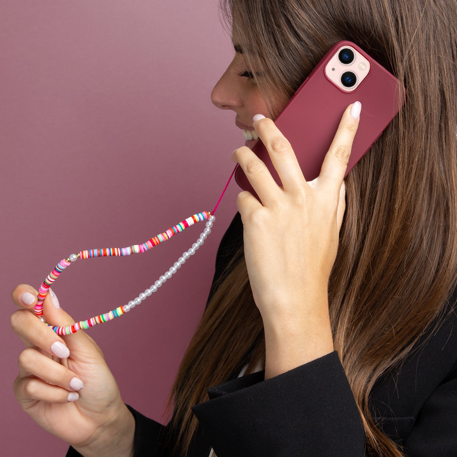 Beads - Beaded smartphone charm strap | case&me