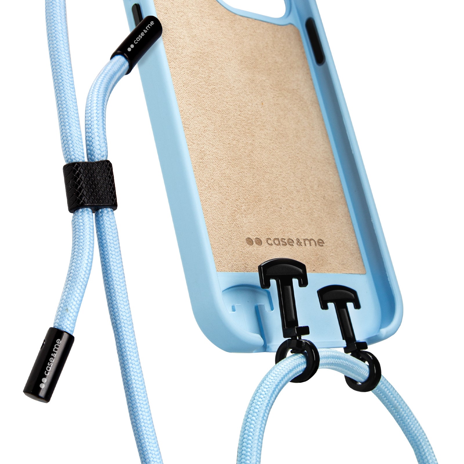 2NSPDRGNI Crossbody Case Compatible With IPhone 12 Mini,Wireless Charging Shell With Adjustable Neck Cord Lanyard Strap,Black