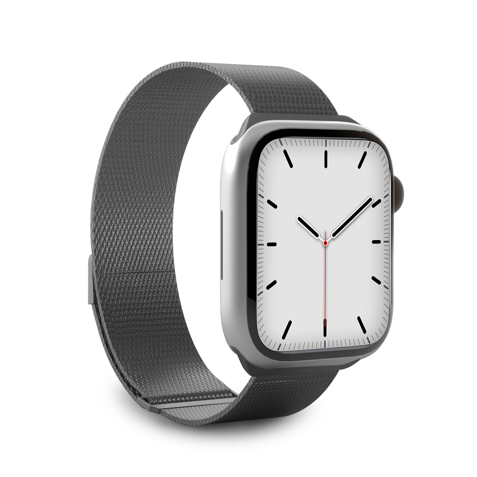 41/44/45MM Leather Metal Strap Stainless Steel Band for Apple